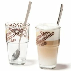 Bester Verkauf ✔️ Bester Verkauf ✨ Leonardo Café Latte Glas Solo, 2er Set 🥰 🧨