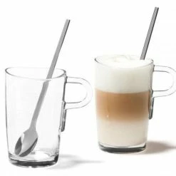 Angebote 🤩 Brandneu 🛒 Leonardo Latte Macchiato Glas Loop, 2er Set 🔥 🎉