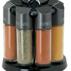 Aktion 🔥 Budget 🎉 Emsa Gewürzkarussell Galerie Mit 8 Gewürzen In Anthrazit 🌟 😍