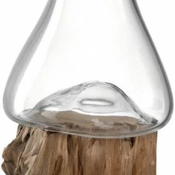 Brandneu 😉 Beste Bewertungen von 🎉 Leonardo Vase CASOLARE 22 Cm Auf Holz 🥰 💯