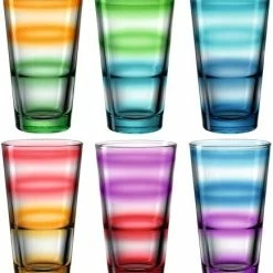 Beste Bewertungen von 🧨 Schlussverkauf 💯 Leonardo Trinkglas EVENT 6 Stück Sortiert 315 Ml Farbverlauf ⭐ ✨