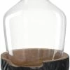 Aktion ???? Coupon ???? Leonardo Vase Mit Holzsockel CASOLARE 33 Cm Schwarz ???? ????
