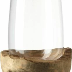 Schlussverkauf 🥰 Beste Bewertungen von ⌛ Leonardo Windlicht TERRA 27 Cm Sockel Mit Teakholz 🤩 🤩