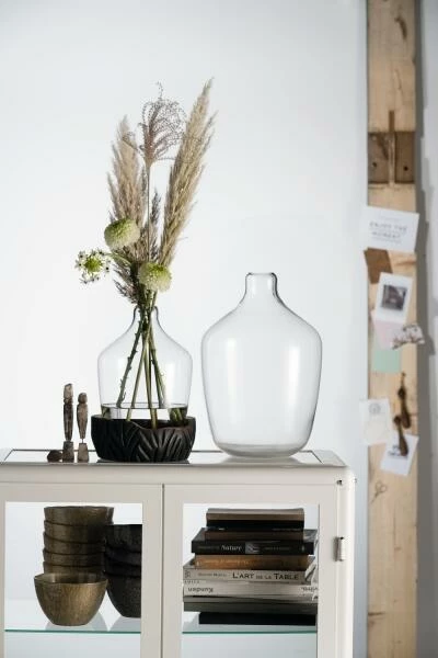 Aktion ???? Coupon ???? Leonardo Vase Mit Holzsockel CASOLARE 33 Cm Schwarz ???? ???? -BERNDES-Shop 210 Casolare Vase 30 Sockel Schwarz 084398 Vase 40 084397 mood H v2 1