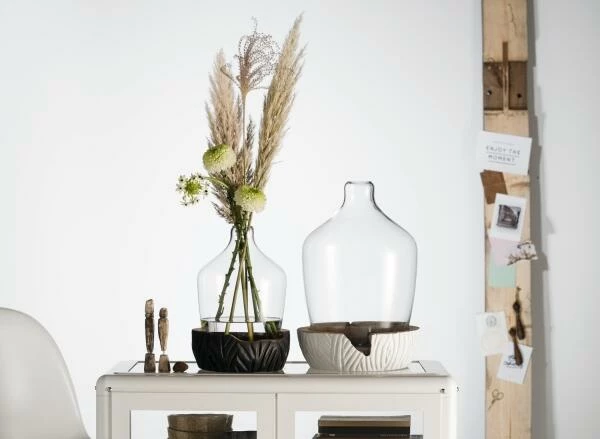 Aktion ???? Coupon ???? Leonardo Vase Mit Holzsockel CASOLARE 33 Cm Schwarz ???? ???? -BERNDES-Shop 210 Casolare Vase 30 Sockel Schwarz 084398 Vase 40 Sockel Weiss 084399 mood Q