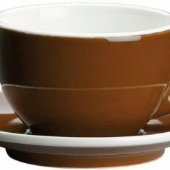 Budget 👏 Großhandel 😉 Cilio Milchkaffeetasse Roma In Marone 🎉 👏