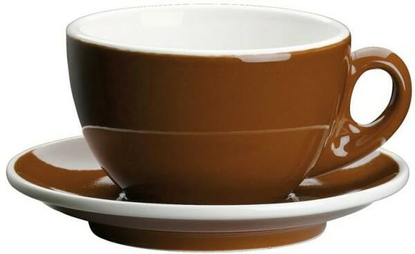 Budget 👏 Großhandel 😉 Cilio Milchkaffeetasse Roma In Marone 🎉 👏