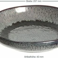 Auslauf ⌛ Besorgen ???? Leonardo Tellerset MATERA 12-teilig Anthrazit Keramik ???? ???? -BERNDES-Shop 221 026049 2 K