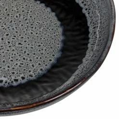 Auslauf ⌛ Besorgen ???? Leonardo Tellerset MATERA 12-teilig Anthrazit Keramik ???? ???? -BERNDES-Shop 221 026049 7 K