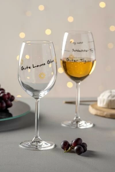 Bestpreis 🔥 Blitzangebot 💯 Leonardo Weinglas PRESENTE 460 Ml ′Gute Laune Glas′ 🤩 ⌛ - Image 2