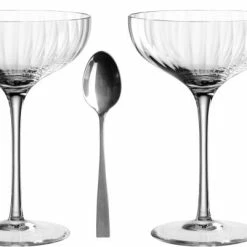 Billig 🔥 Bestpreis 👍 Leonardo Dessertschale A. Fuß POESIA 8-teilig Löffel 🤩 🧨