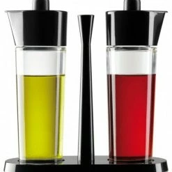 Neu ⌛ Blitzangebot ⌛ Kuhn Rikon Essig- & Öl-Ménage-Set Bistro In Schwarz In Schwarz 👍 😀