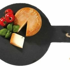 Bestpreis ???? Bestpreis ❤️ Cilio Servierplatte Formaggio Aus Schiefer, Rund ???? ???? -BERNDES-Shop 296716 a neu