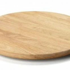 Auslauf ✨ Bester Verkauf 👏 Continenta Drehplatte Aus Gummibaumholz. 🔥 😀