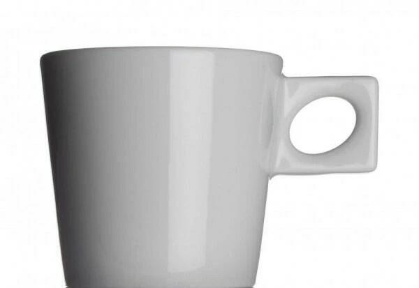 Brandneu 🛒 Rabatt ⌛ NYNY Cappuccinountertasse Von Porzellanfabrik Walküre, Weiß 😀 ✔️ - Image 2