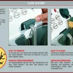 Brandneu ???? Besorgen ???? Fritel Fritteuse Turbo SF 4070 ???? ⭐ -BERNDES-Shop Click System 1 l 1