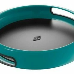 Am billigsten 🔥 Großhandel ✔️ Wesco Tablett Spacy Tray Rund In Türkis ✨ ⭐