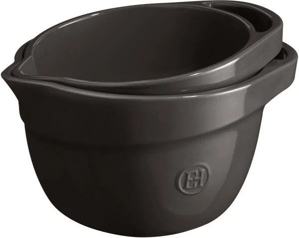 Bestpreis ⭐ Neu 👏 Emile Henry Rührschüssel In Fusain 2,5 L / 13,5 Cm 🔔 🤩