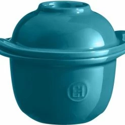 Auslauf 🎁 Neu ⌛ Emile Henry Mini-Auflaufform "Egg Nest" In Calanque 🎁 😉