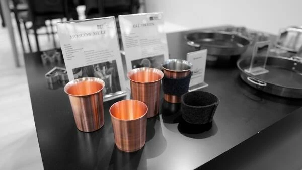 Kupferbecher aus der Kupfermanufaktur Weyersberg Neu ???? Besorgen ???? Kupferbecher Aus Der Kupfermanufaktur Weyersberg ⌛ ???? -BERNDES-Shop Kupferbecher Ambiente