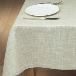 Bester Verkauf 🛒 Am billigsten 🥰 Schlitzer Leinen Tischdecke Tessin In Reinweiß 🎉 🎁