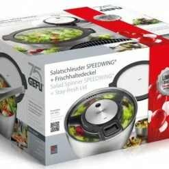 Bestes Angebot ???? Besorgen ???? GEFU Salatschleuder SPEEDWING Mit Frischhaltedeckel ???? ???? -BERNDES-Shop Web Salatschleuder6 l
